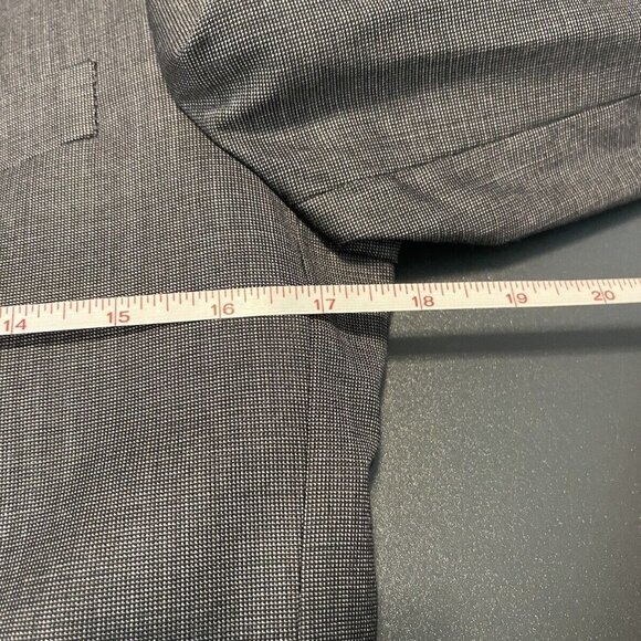 Marc Ecko 2 Button Suit Jacket Blazer Sport Coat Lined Men's Gray - Picture 15 of 16